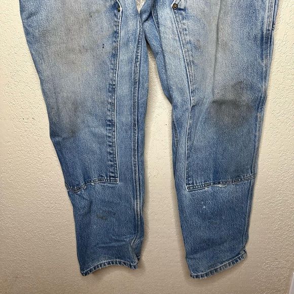 Carhartt Double Knee Denim Carpenter Pants Size 38 - Picture 4 of 8
